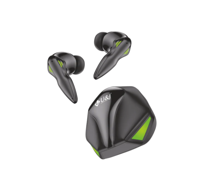 U and i ENC Air 03 TWS Wireless Earbuds - Black - Zoom Image 1