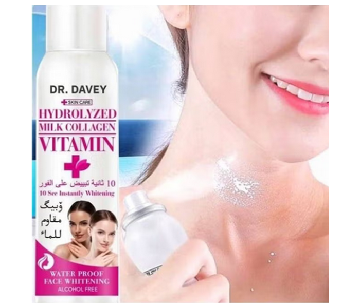 Dr.Davey Instant Face Body Whitening Hydrolyzed Milk Collagen Vitamin Spray - B - Zoom Image 1