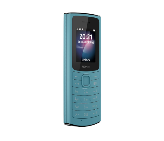 Nokia 110 4G Dual Sim Mobile Phone - Aqua - Zoom Image 2