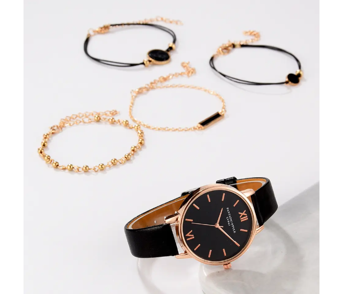 Luxury Brand Women Watches Set Dress Wrist Watch Women Bracelet Watch Female Vintage Quartz Women Wristwatch Accessories Gift Set - Zoom Image 4