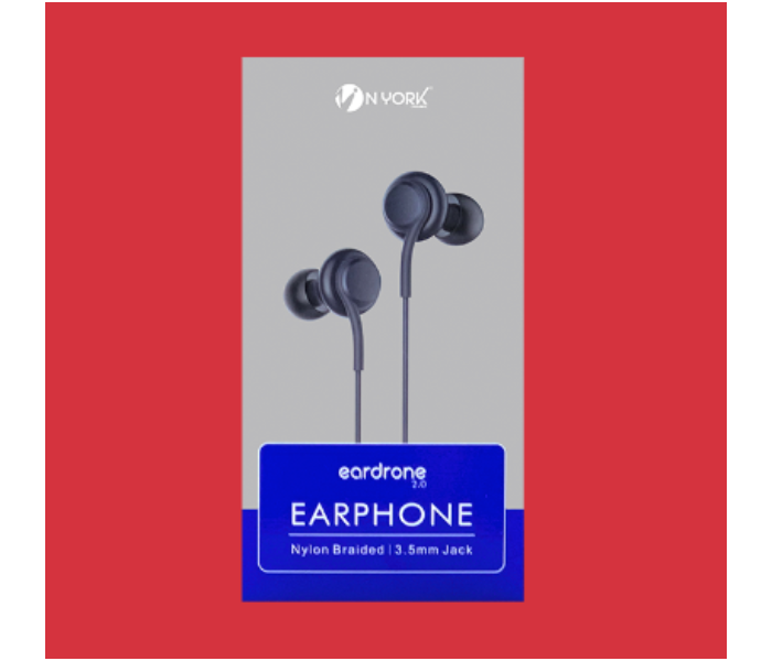 Nyork NYE-125 Eardrone 2.0 Earphone 3.5mm - Black - Zoom Image 4