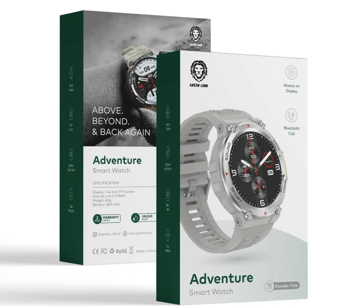 Green Adventure Smart Watch - White - Zoom Image 2