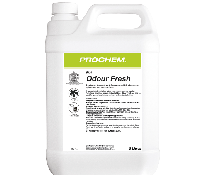 Prochem B124 Professional Formula With High Quality Odour Fresh -5L - Zoom Image