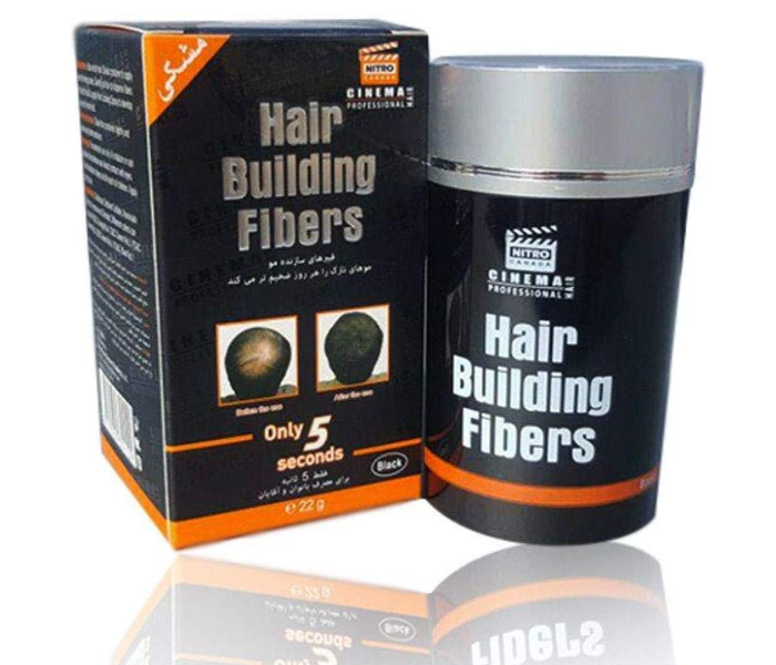 2 Pieces Nitro Canada 22g Hair Building Fiber - Black - Zoom Image 1