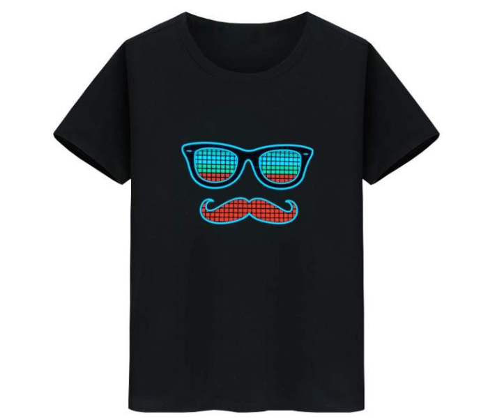 W4152-4 Equalizer Clothes for Party Sound Activated LED Tshirts - Zoom Image 1