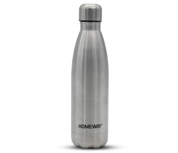 Homeway HW1193 750ml Stainless Steel Water Bottle  - Silver - Zoom Image