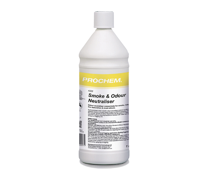 Prochem A222 Highly Concentrated Smoke And Odour Neutraliser -1L - Zoom Image