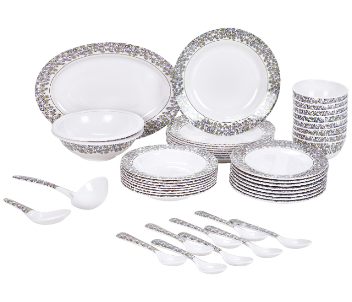 Royalford RF6718 45 Pieces Melamine Dinner Set - Zoom Image 1