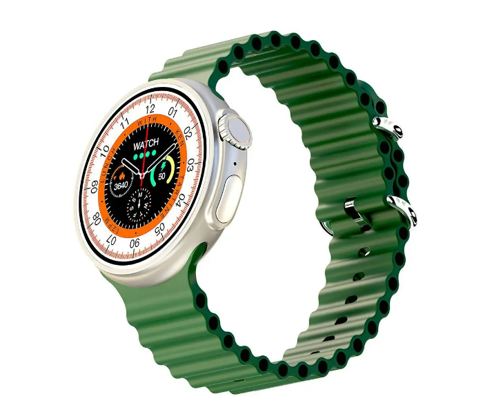 Porodo Ultra Evo Smart Watch 1.51 inch Wide Touch Screen - Green - Zoom Image 2