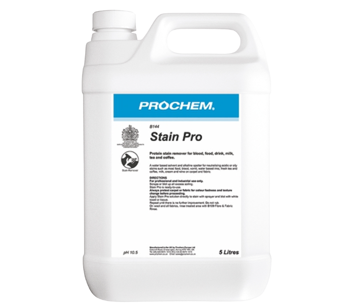 Prochem B144 Remove Food Based Stains With Mint Frangrance Stain Pro -5L - Zoom Image