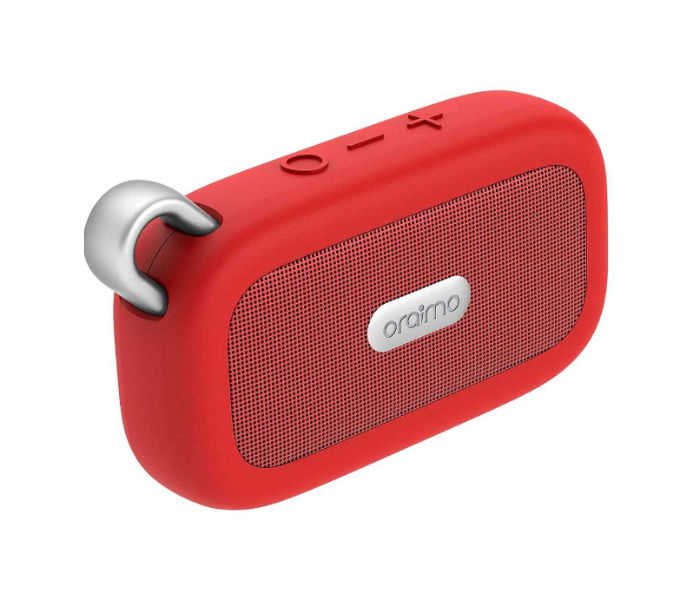 Oraimo OBS-04S Palm Portable IP67 Dust & Waterproof Bluetooth Speaker - Red  - Zoom Image 1