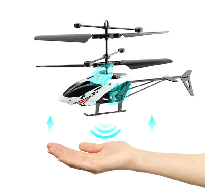 Flying Aircraft JM-578 Helicopter With Hand Sensor - B - Zoom Image