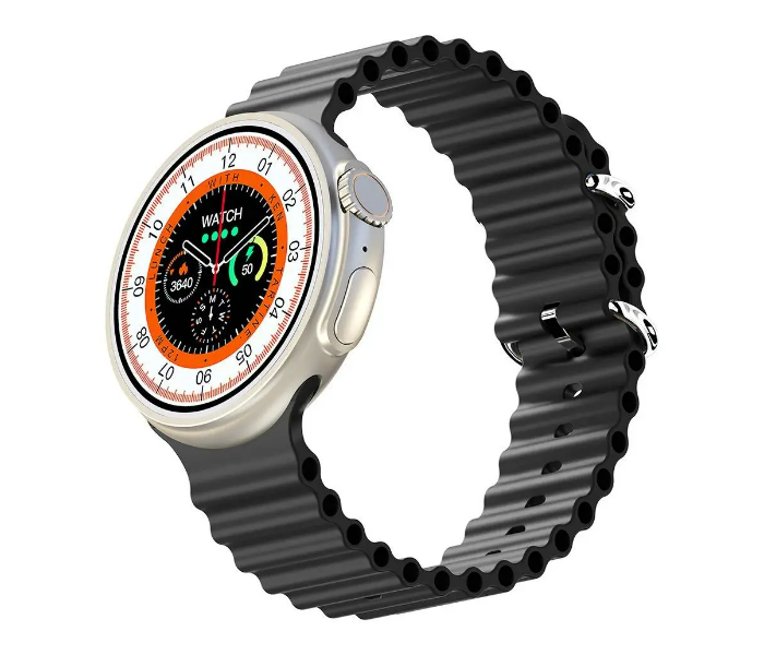 Porodo Ultra Evo Smart Watch 1.51 inch Wide Touch Screen - Black - Zoom Image 2