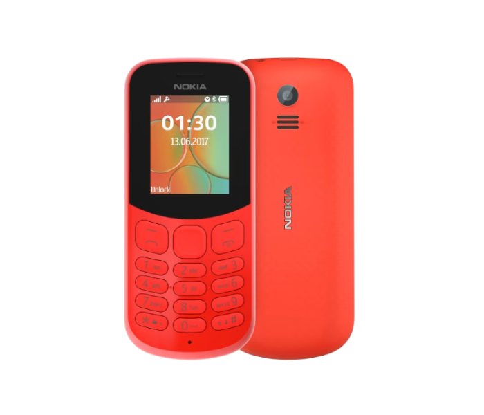 Nokia 130 Dual Sim Mobile Phone with Camera - Red - Zoom Image 3