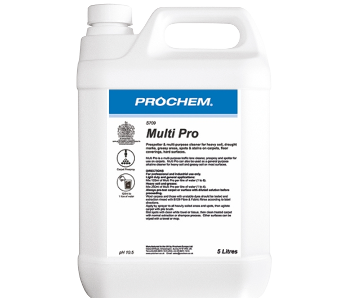 Prochem S709 Professional Genera Purpose Multi Pro Pre-Spotter And Traffic Lane Pre-Spray For Carpets - Zoom Image