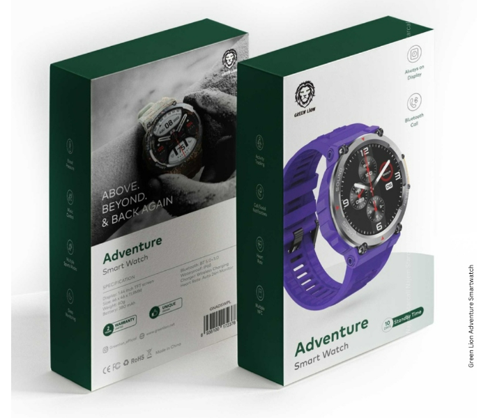 Green Adventure Smart Watch - Purple - Zoom Image