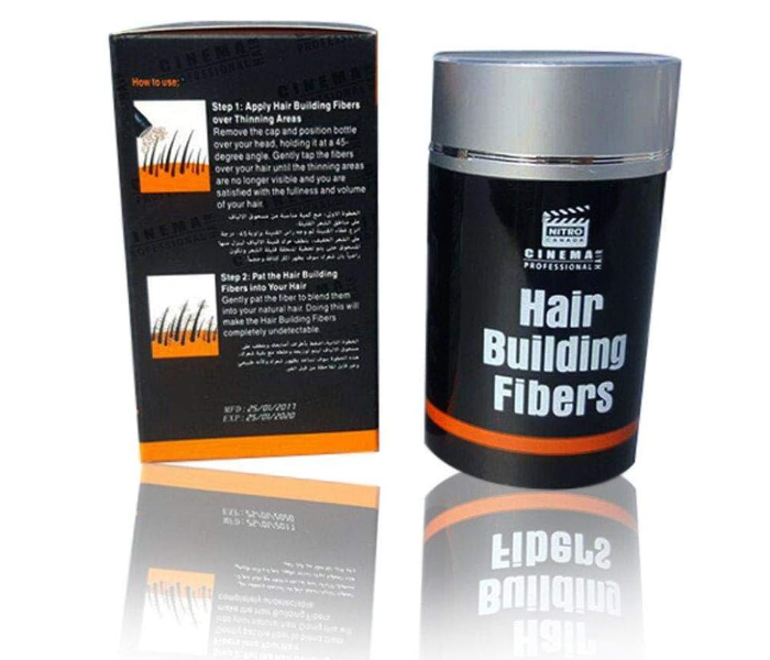 2 Pieces Nitro Canada 22g Hair Building Fiber - Black - Zoom Image 2