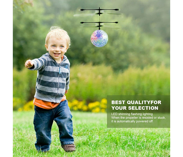 Flying Ball JM-888 Mini Ball Helicopter Colorful Toy With Hand Sensor  - Zoom Image 9