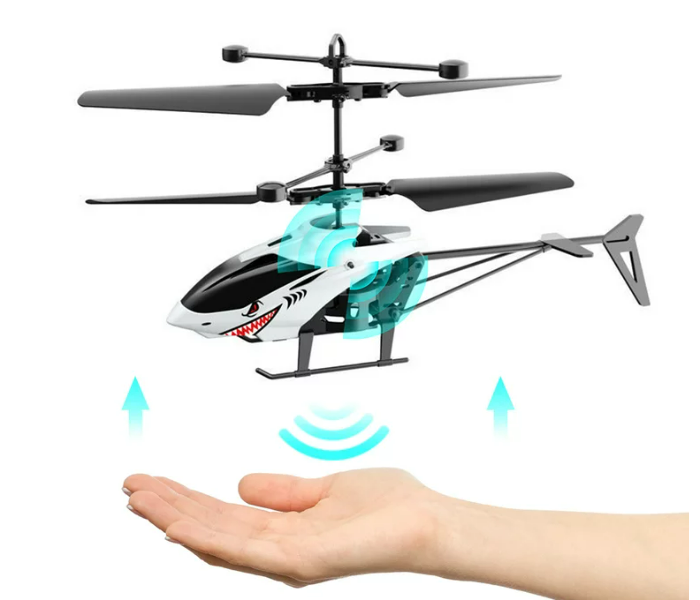 Flying Aircraft JM-578 Helicopter With Hand Sensor - Zoom Image 4