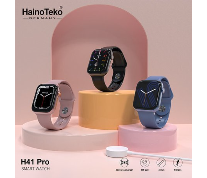 Haino Teko H41 Pro Series 8 41mm Smart Watch - Black - Zoom Image 2