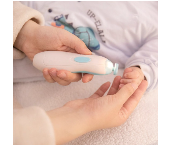 W4152-2 Electric Safe Baby Nail Clippers Trim Polish Grooming for Newborn Babys Electric Manicure Set - Zoom Image 2