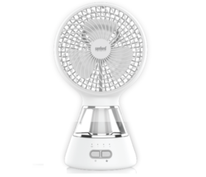 Sanford SF6663MFN 1500mAh Rechargeable Multifunctional Table Fan- White - Zoom Image