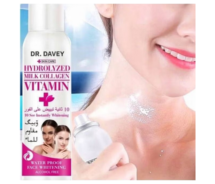 Dr.Davey Instant Face Body Whitening Hydrolyzed Milk Collagen Vitamin Spray - Zoom Image 5