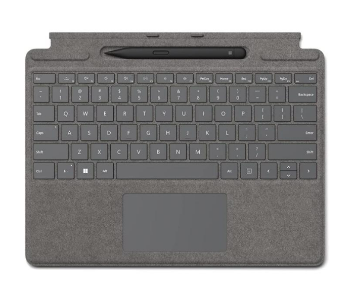 Microsoft Surface Pro Signature Keyboard With Microsoft Surface Slim Pen 2 - Platinum - Zoom Image 1