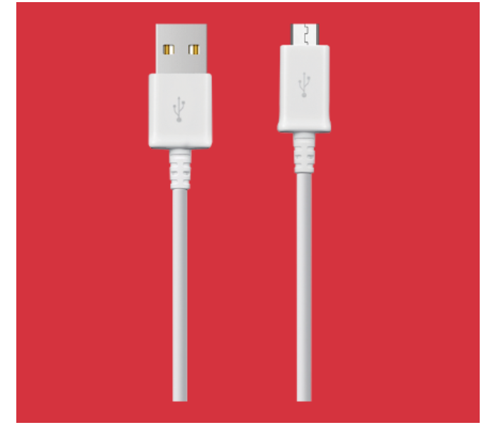 Nyork NYU-23 Micro USB Cable - White - Zoom Image 1