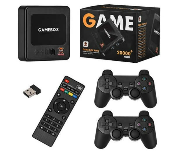 Game Box plus Portable Video Game Console Built-in TV Box 20000+ Games with HDMI Game Box and Gamepad - Zoom Image 1