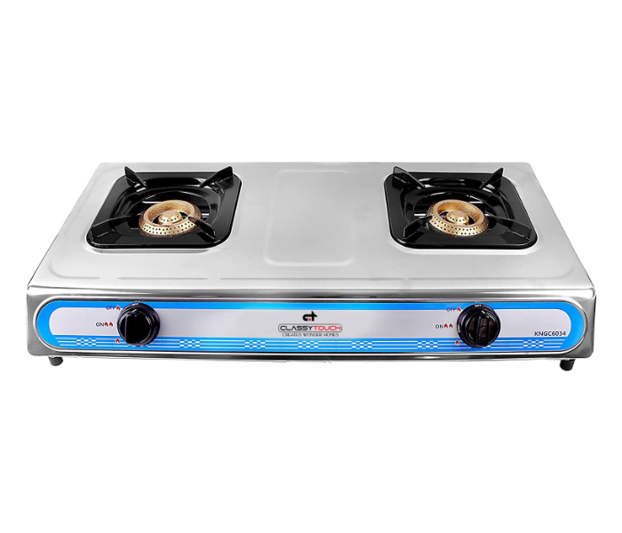 Classy Touch Auto Ignition Two Burner Gas Stove - Zoom Image 1