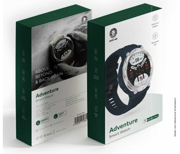 Green Adventure Smart Watch - Blue - Zoom Image 1