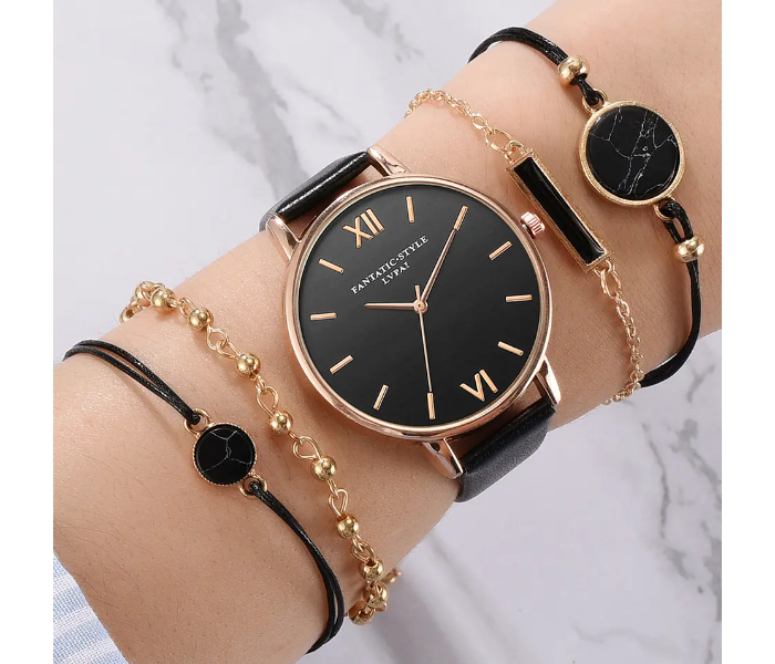 Luxury Brand Women Watches Set Dress Wrist Watch Women Bracelet Watch Female Vintage Quartz Women Wristwatch Accessories Gift Set - Zoom Image 2