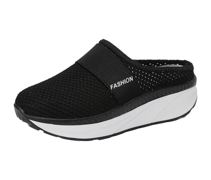 Fashion Breathable Mesh Slip-On Shoes Good-Looking Travel Essentials For Women EU 38 - Black - Zoom Image 3