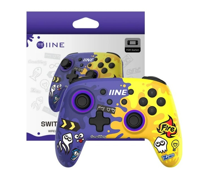 IINE Ares Mecha Wireless Pro Controller – Blue and Yellow - Zoom Image 4