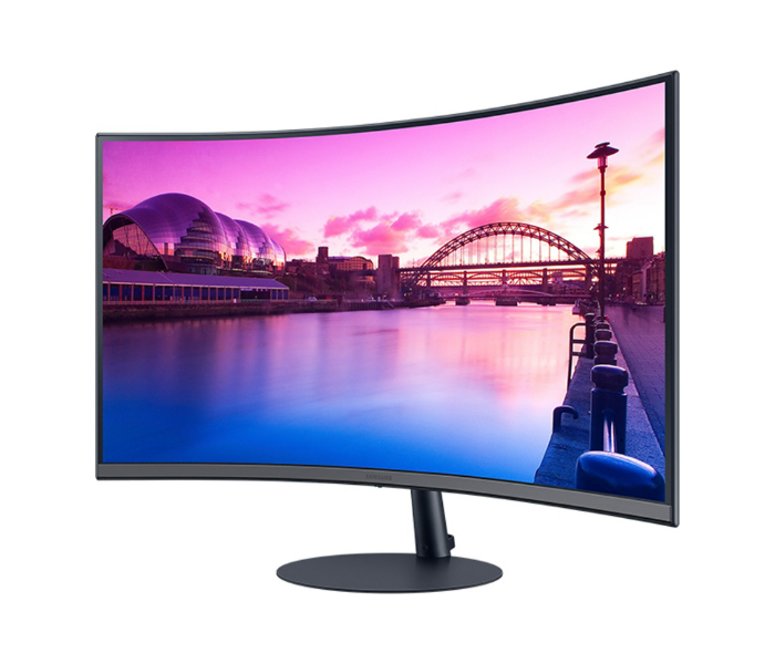 Samsung 1000R LS27C390EAMXUE  27inch FHD Curvature Curved Monitor - Black - Zoom Image 3