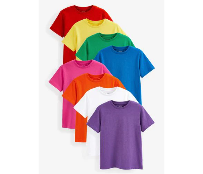 Uni Mixed Color Breathable Casual Round Neck Cotton T-Shirt - XXXL - Zoom Image 1