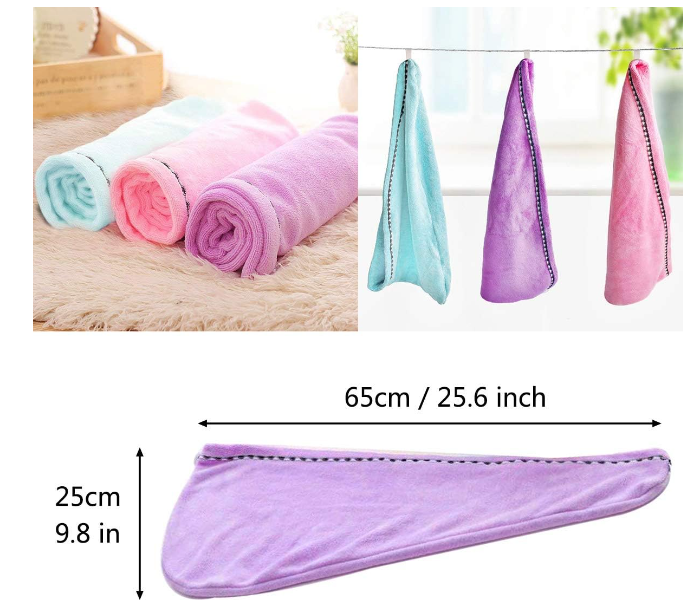 Jongo Bath Shower Hair Towel Quick Drying Hair Towel for Women - Zoom Image 2