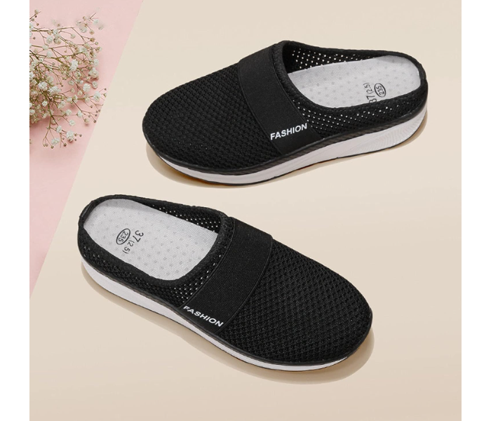 Fashion Breathable Mesh Slip-On Shoes Good-Looking Travel Essentials For Women EU 39 - Black - Zoom Image 1