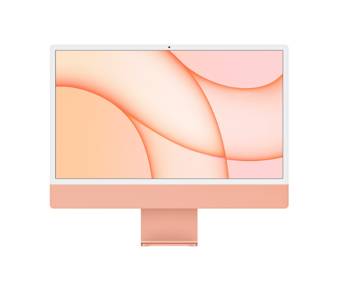 Apple iMac 24 Inch 2021 4.5K Retina display Z132001VG M1 Chip 8GB RAM 512GB Storage English - Orange  - Zoom Image 2