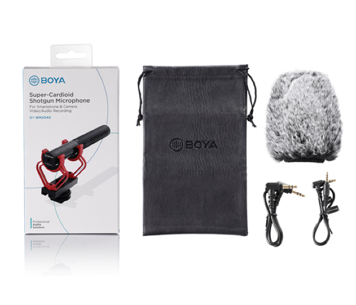 BOYA BY-BM2040 Camera Microphone External Shotgun Mic  - Zoom Image 8