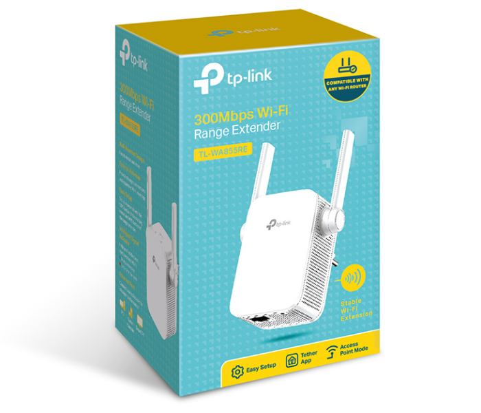 TP-Link TL-WA855RE 300Mbps Wi-Fi Range Extender - White - Zoom Image 3