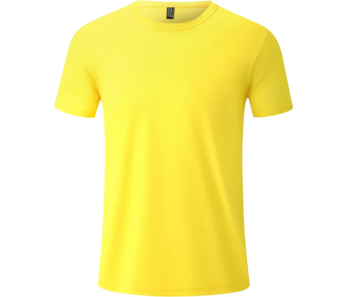 Uni Mixed Color Breathable Casual Round Neck Cotton T-Shirt - XXL - Zoom Image 5