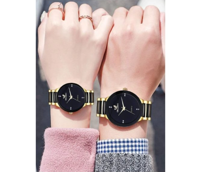 ZStar Jubilee Small Fashion Gold Couple Watches - Gold - Zoom Image 2