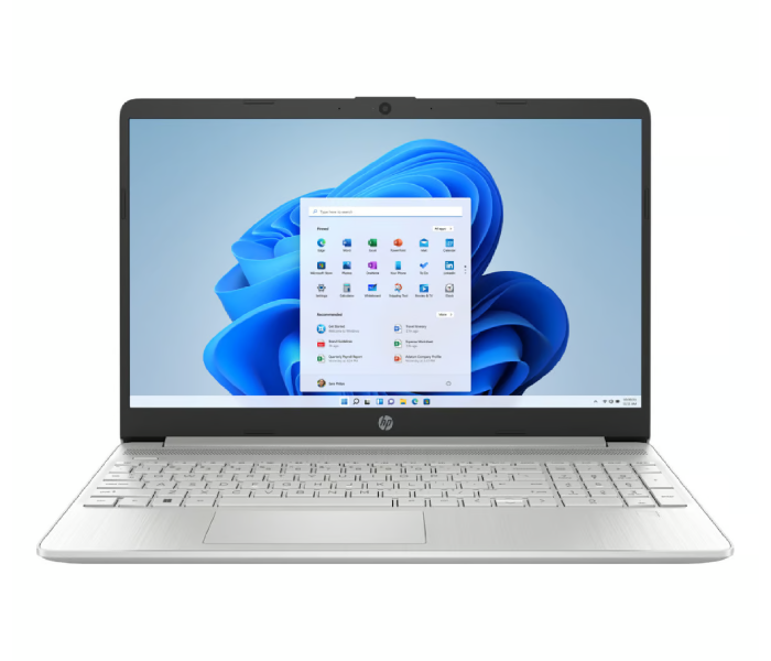 HP 15 S-EQ3003NE 15.6-inch FHD AMD Ryzen 7 5825U 8GB RAM 512GB SSD Integrated AMD Radeon Graphics Eng Arabic Keyboard Windows 11 – Silver - Zoom Image 3