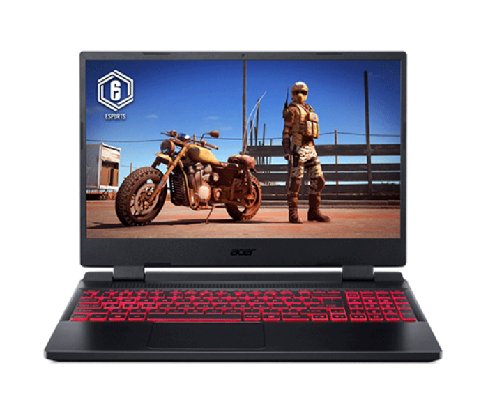 ACER NITRO 5 AN515 NH.QFJEM.00E 15.6 FHD 144HZ Intel Core i7-12700H Processor 16GB RAM 512GB SSD 4GB GDDR6 NVIDIA RTX 3050 Graphics Windows 11 Home Eng & Arb Keyboard - Black - Zoom Image 1