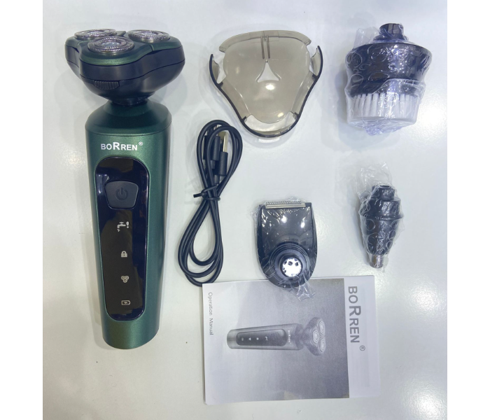 Borren BR-S789 4 in 1 Ultra Skin Comfort Shaver with Contour Detect Technology - Zoom Image 1