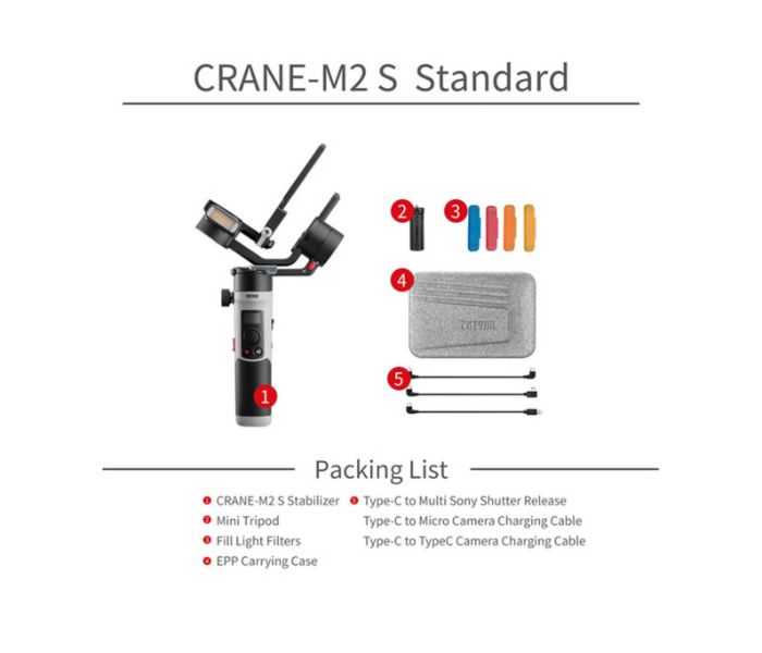 Zhiyun Crane M2S Handheld Gimbal Stabilizer - Zoom Image 9