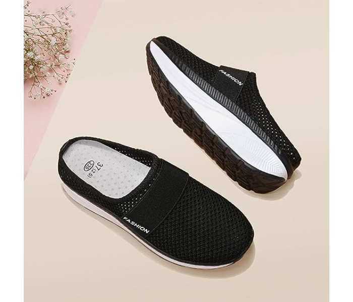 Fashion Breathable Mesh Slip-On Shoes Good-Looking Travel Essentials For Women EU 38 - Black - Zoom Image 2