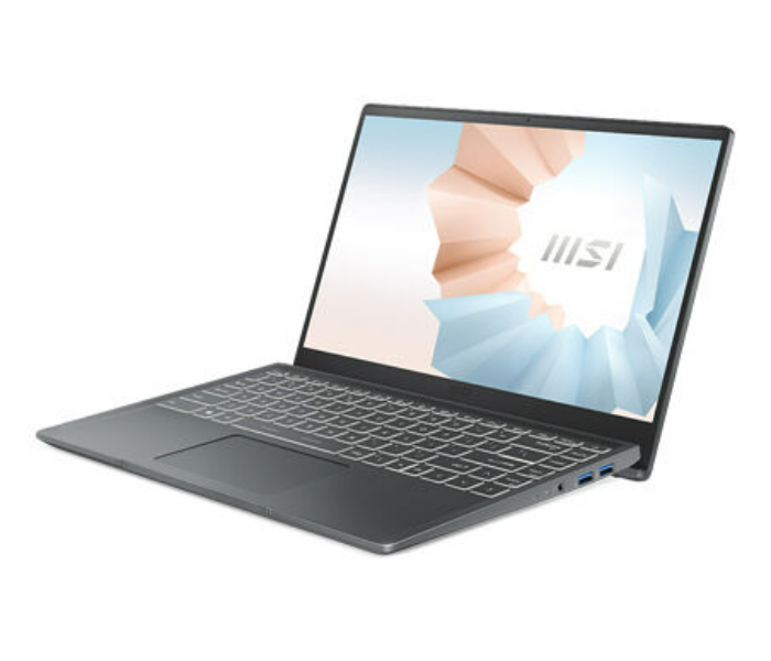 MSI MODERN 14 B5M 9S7-14DL24-075 14"FHD AMD R7 5700U 8GB RAM 512GB SSD AMD Radeon Graphics Windows 11 Home Eng-Arab Keyboard - Carbon Grey - Zoom Image 2